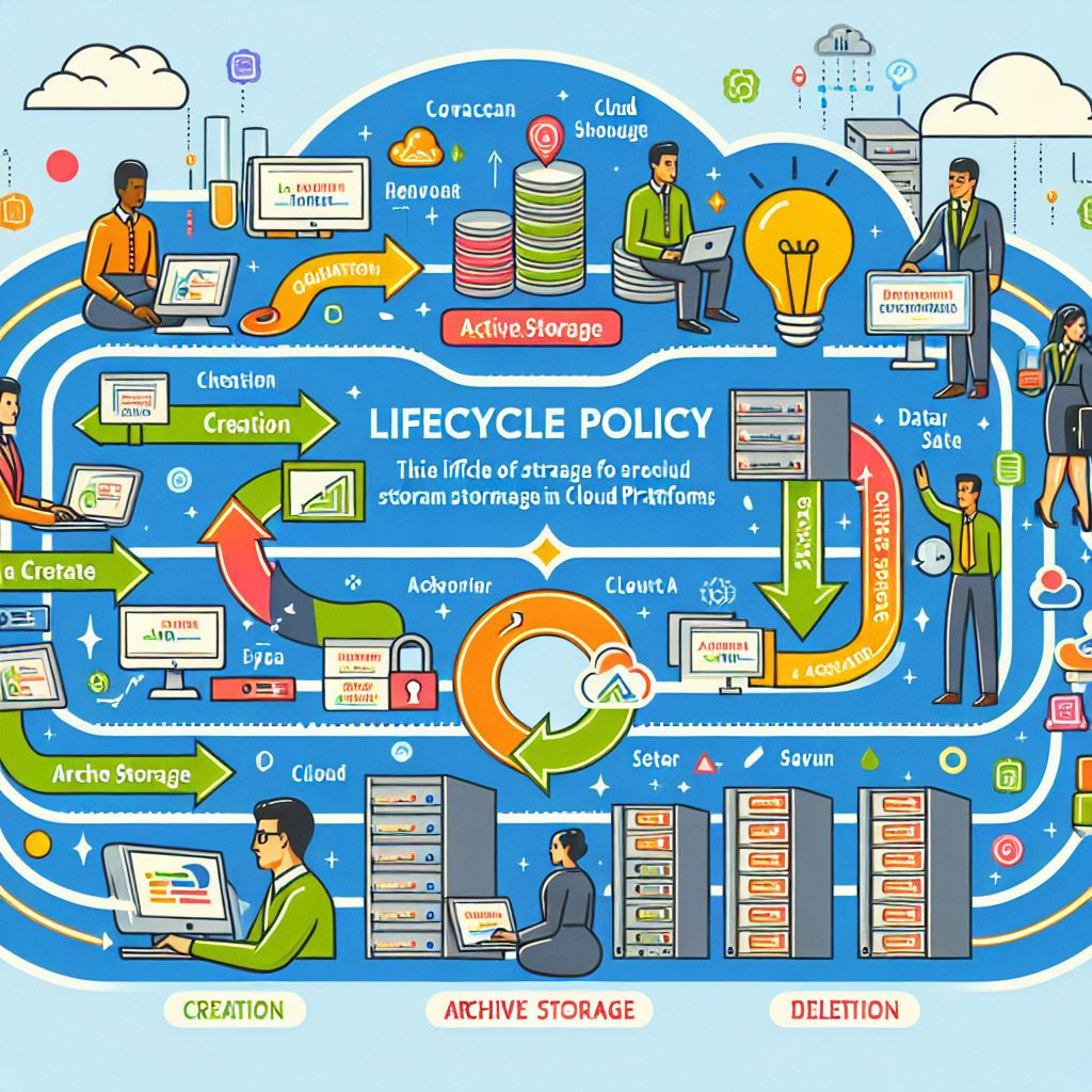 Lifecycle policy for data storage